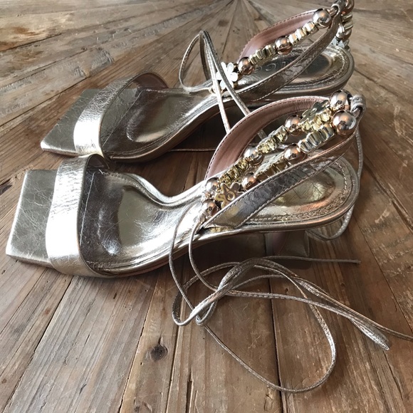 Anthropologie Vincenzo Charm wrap heels - Picture 6 of 8